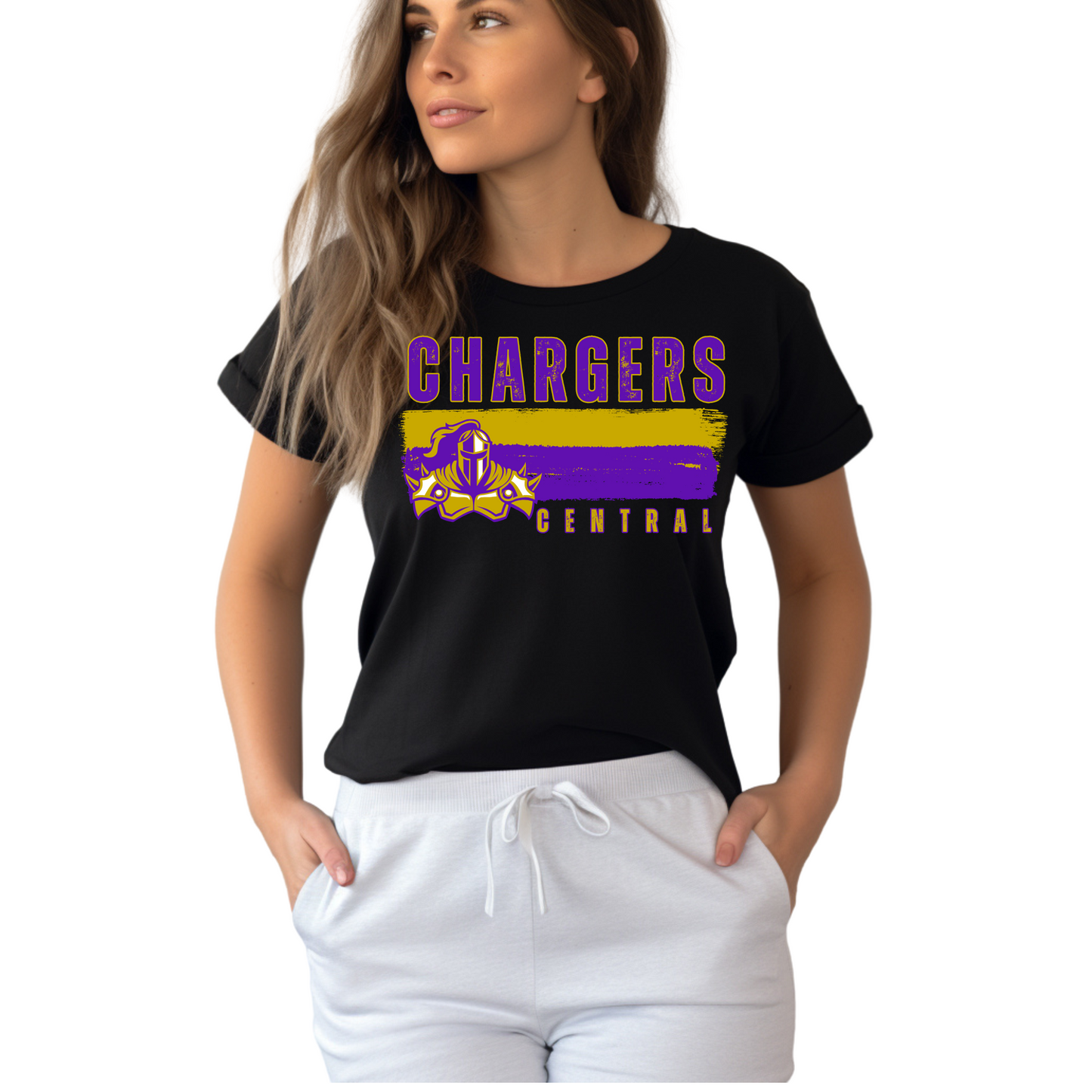 Chargers Black Tee