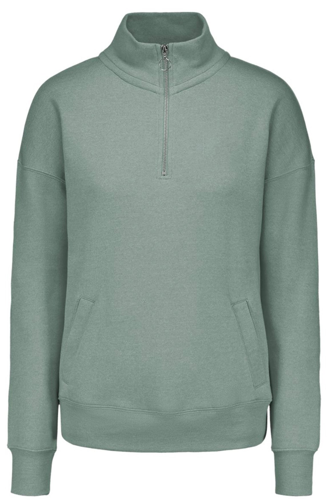 Scallop Appliqué Monogram Quarter Zip