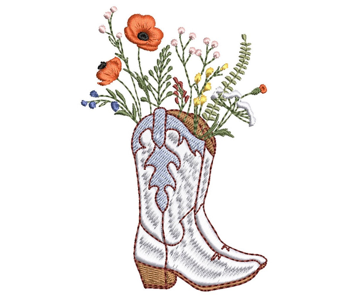 Cowgirl Boot Crewneck Sweatshirt