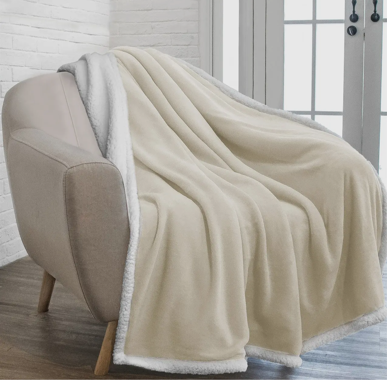 Premium Sherpa Throw Blanket