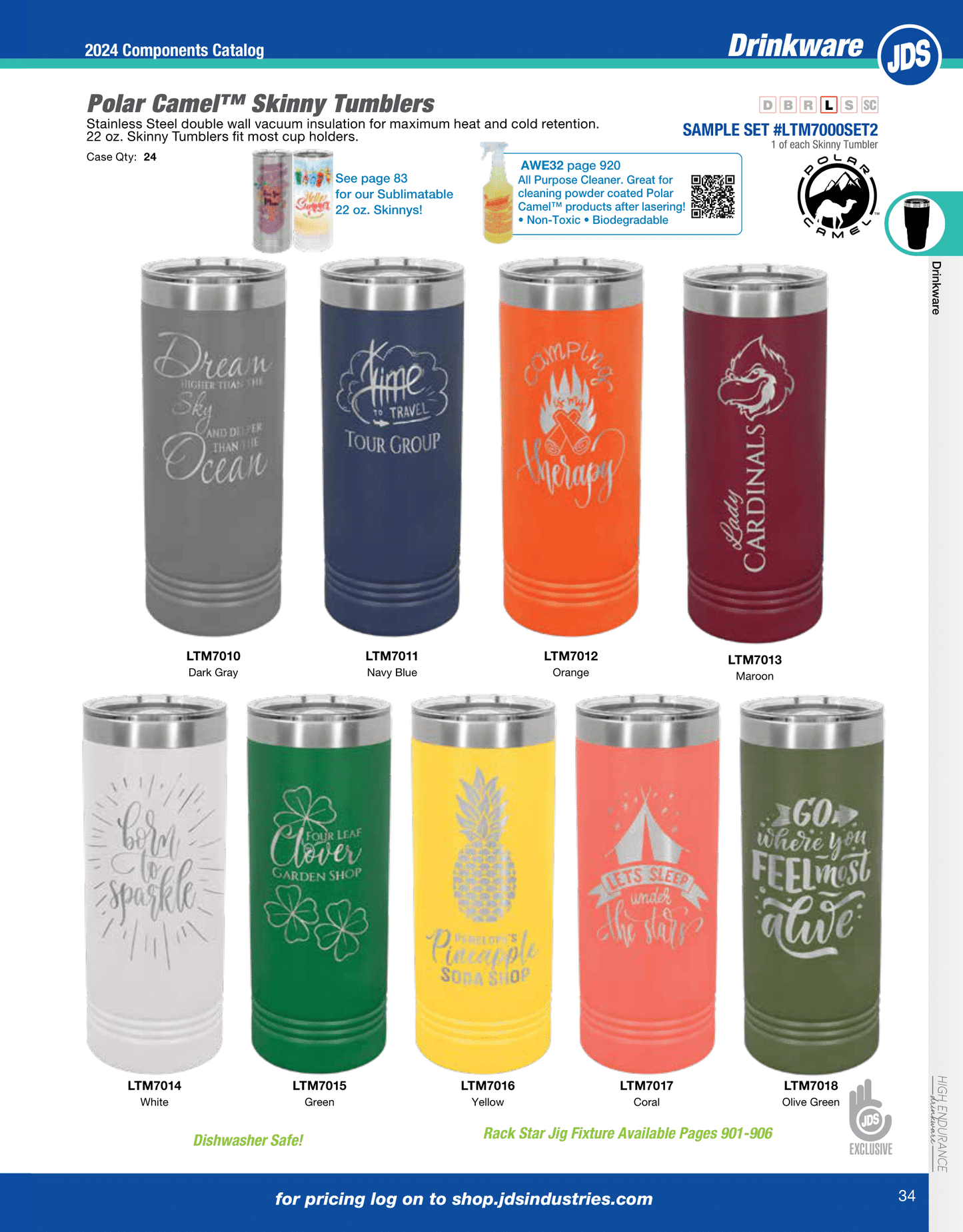 22 Ounce Skinny Tumbler