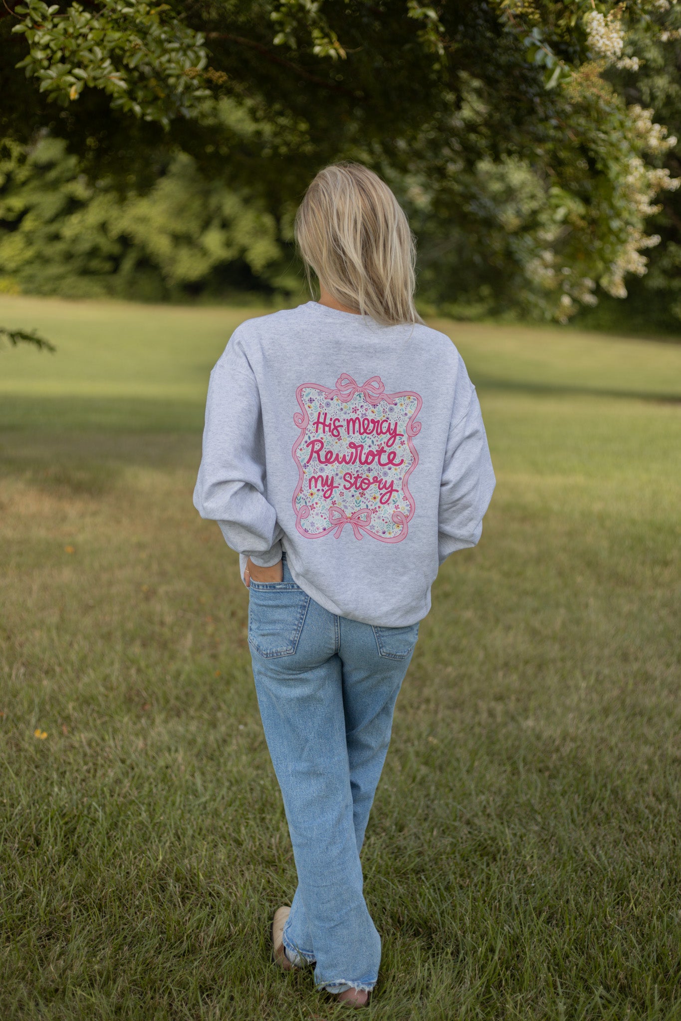 His Mercy Crewneck Sweatshirt