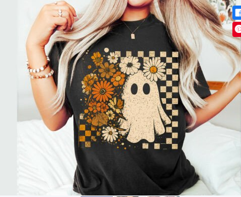 Flower Ghost Tee