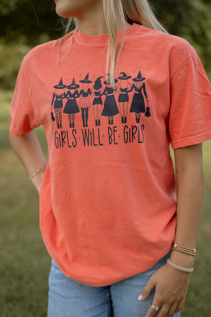 Girls Will Be Girls Witches Short Sleeve Tee