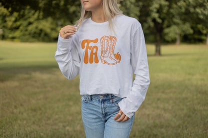 Fall Boots Long Sleeve Tee