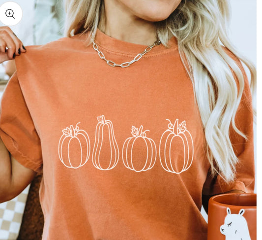 Pumpkin Quad Tee