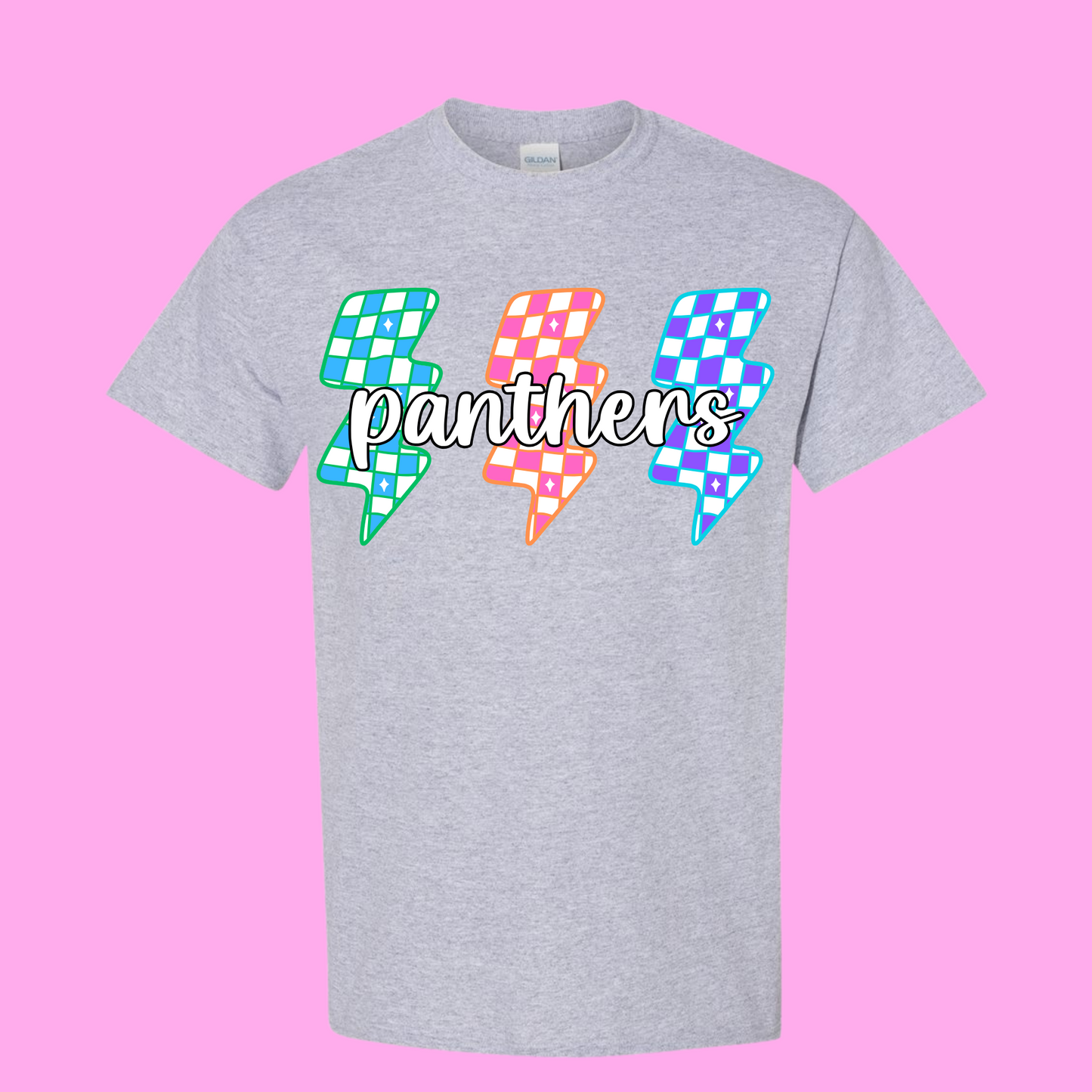 Panthers Lightning Bolt Tee
