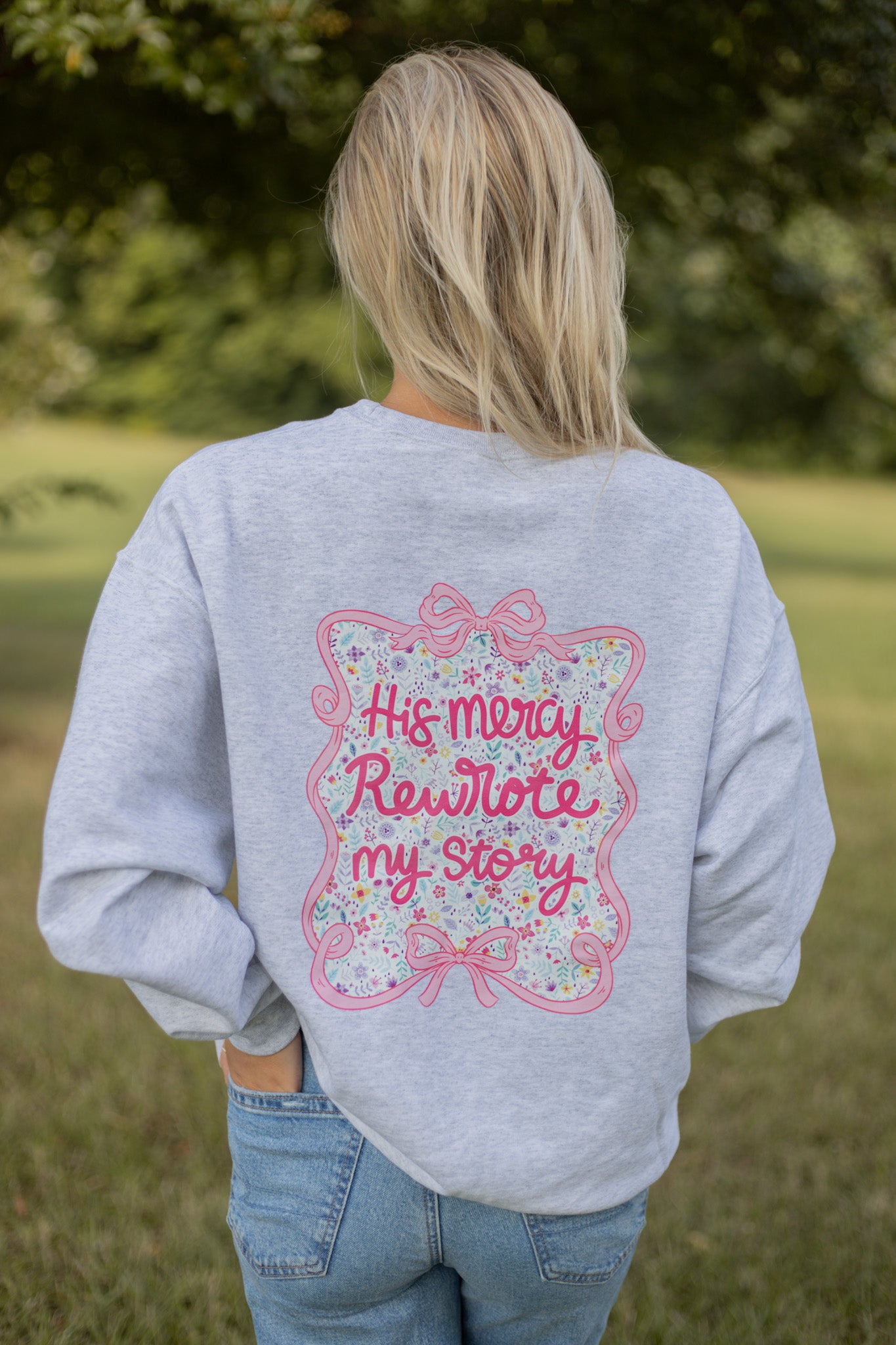 His Mercy Crewneck Sweatshirt