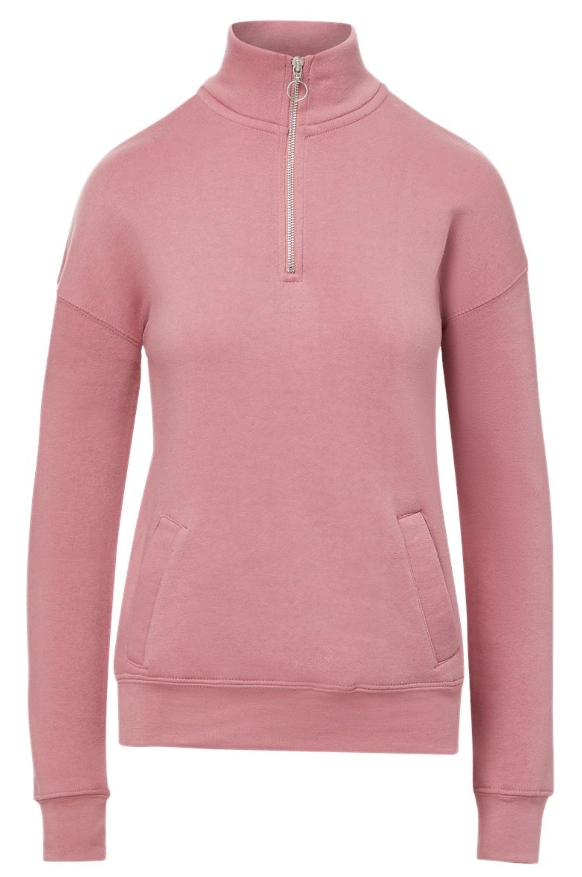 Scallop Appliqué Monogram Quarter Zip