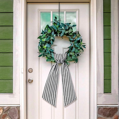 Embroidered Wreath Sash