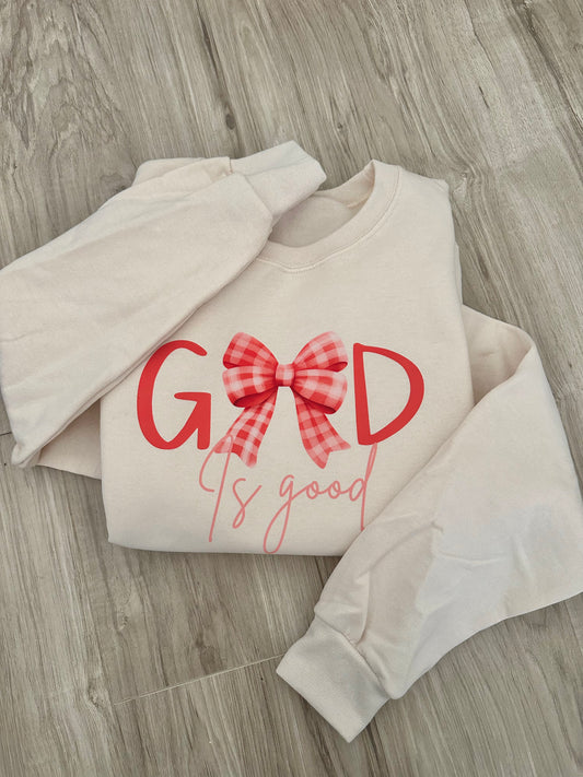 God is good crewneck