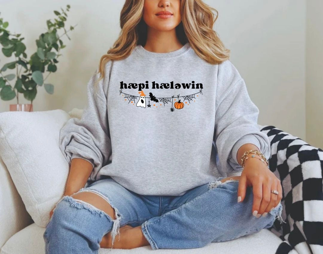 Happy Halloween IPA Speech Crewneck