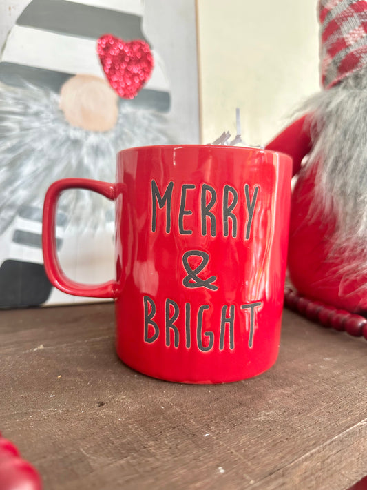 Merry and Bright mug