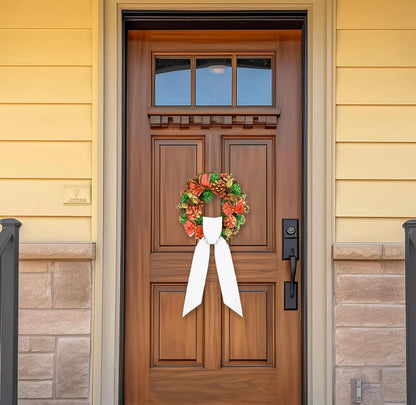 Embroidered Wreath Sash