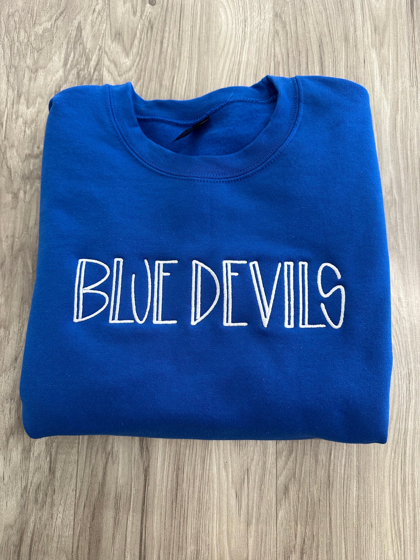 Mascot Embroidered Crewneck Sweatshirt