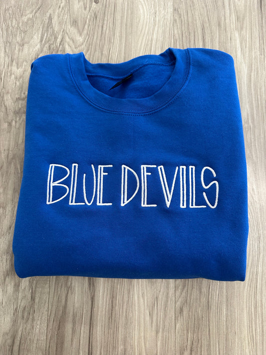 Mascot Embroidered Crewneck Sweatshirt