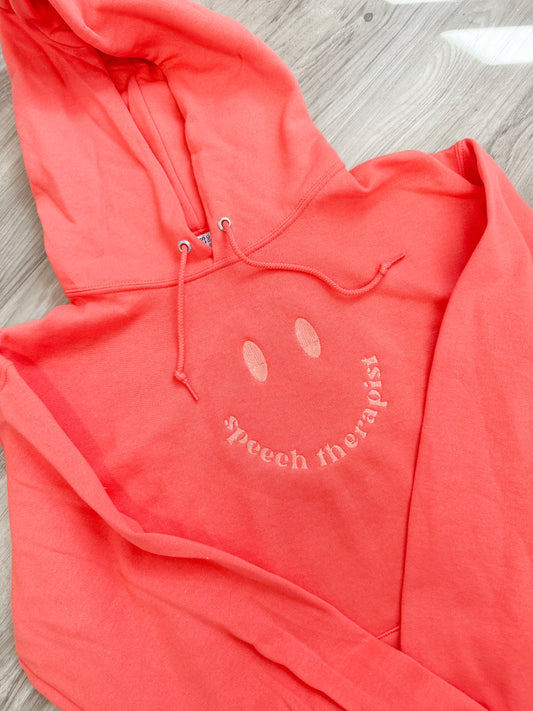 Speech Therapist Smiley Hoodie