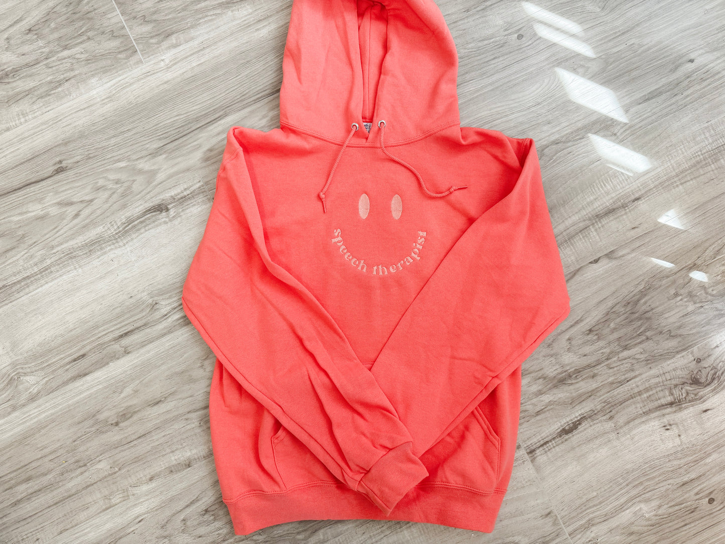 Speech Therapist Smiley Hoodie