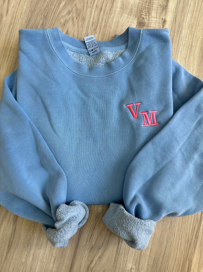 Mini Monogram Comfort Colors Crew