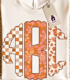 Fall Monogrammed Tee