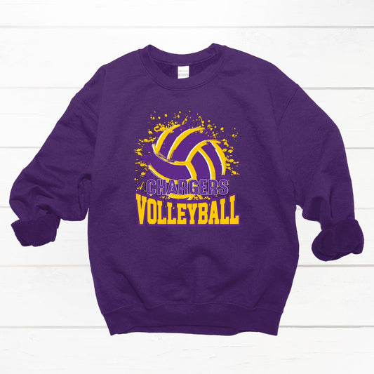 Charger Volleyball Crewneck Sweatshirt