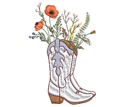 Cowgirl Boot Crewneck Sweatshirt